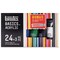 Liquitex Basics Acrylic Paints - Set of 27, Assorted with Short Handle Brushes, 22 ml